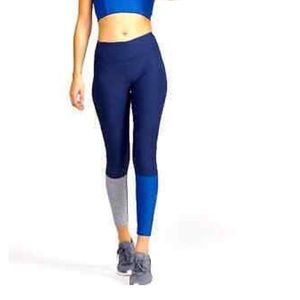 Outdoor Voices / Blue & grey 7/8 dipped legging
